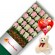CAJA CON 24 ROSAS ROSADAS Y BLANCAS + PELUCHE Y GLOBO DÍA DE LA MADRE