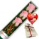 CAJA CON 3 ROSAS ROSADAS + CHOCOLATE Y GLOBO DÍA DE LA MADRE
