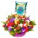 Hermoso Canastillo Para Nacimiento con Rosas y Flores mix más un Globo es un Niño