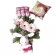 Canastillo Nacimiento para Niña en tonos Rosados con Gerberas 9 Rosas + Peluche + Globo