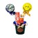 Cubeta Metálica 1 Whisky Johnnie Walker Red Label y 2 Energéticas Red Bull y 2 Globos