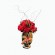 Florero de Centro Navideño 16 Rosas
