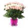 Florero en Tonos Rosas mix Rosadas y blancas