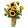 Florero con Girasoles