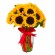 Florero con 15 Girasoles Mas Flores Mix
