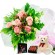 Oferta Ramo 6 Rosas Rosadas + Chocolate Gragea Varsovienne y Peluche