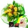 Oferta Ramo 6 Rosas Amarillas + Chocolate Gragea Varsovienne y Peluche
