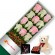 OFERTA CAJA DE 12 ROSAS ROSADAS Y BLANCAS MAS PELUCHE Y CHOCOLATE GRAGEA