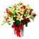 Florero de 24 Rosas Rojas y 10 Liliums