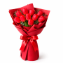 Ramo de 10 Tulipanes Rojos