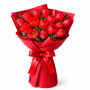 Ramo de 20 Tulipanes Rojos