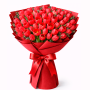 Ramo de 50 Tulipanes Rojos