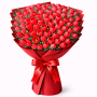 Ramo de 80 Tulipanes Rojos