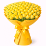 Ramo de 70 Tulipanes Amarillos