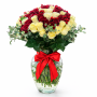 Florero 90 Rosas Premium