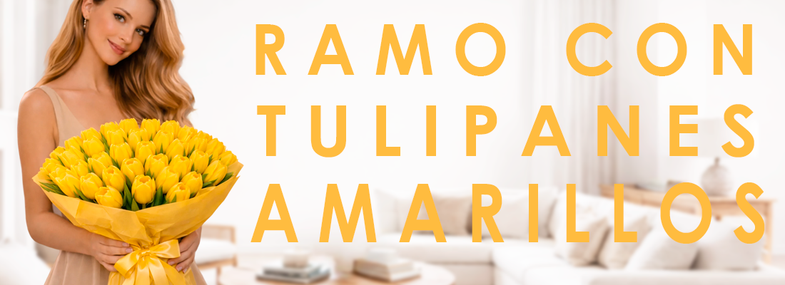 Tulipanes Amarillos a Domicilio en Santiago | Floresadomicilio.cl