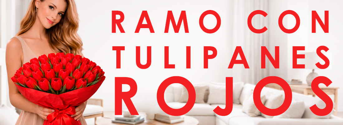 Tulipanes Rojos a Domicilio en Santiago | Floresadomicilio.cl