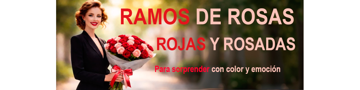 Ramos de Rosas Rojas y Rosadas