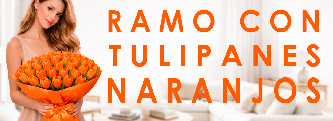 Tulipanes Naranjos a Domicilio en Santiago | Floresadomicilio.cl